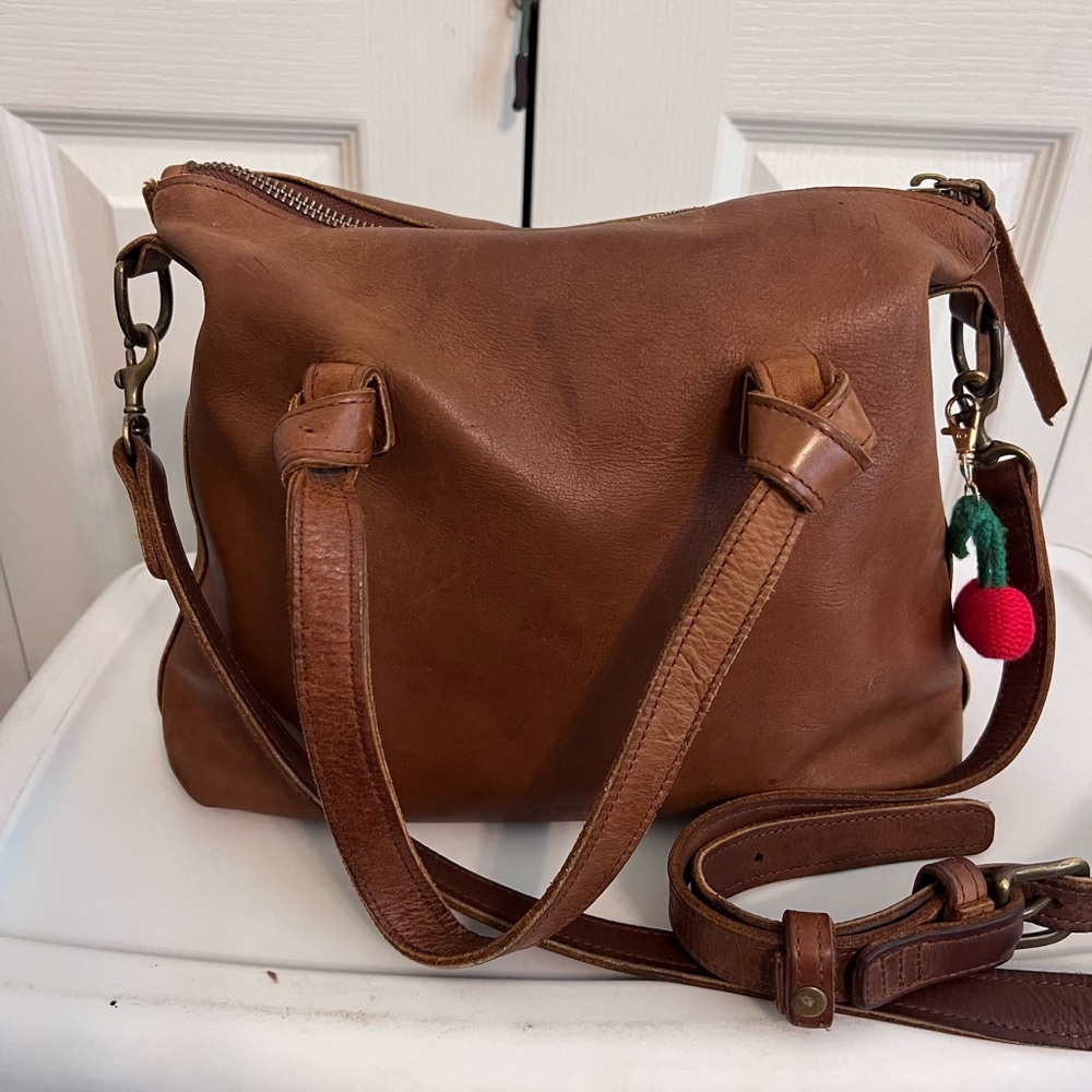 ABLE Rachel crossbody leather bag purse with strap
